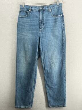 EVERLANE Jeans Womens 31 Long The Way High Denim Stretch Organic Cotton Blue